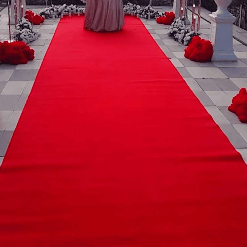Red Aisle Carpet Runner 3/6/10mtrs